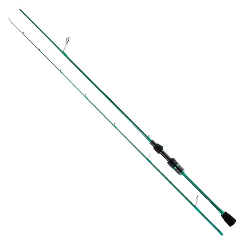 BERRYPRO Ultralight Spinning Fishing Rod, Travel Spinning Rod with Solid Carbon tip Fast Action, 2-8lbs, 1/32-1/8oz (6', 6'6'') (6'6''-Ultra Light-2pc) - Image 2